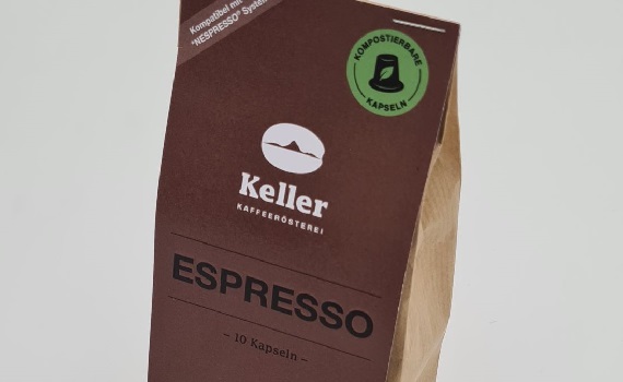 Espresso Kapseln Schachtel mit zehn Stück