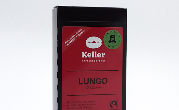 Lungo Kapseln Schachtel mit zehn Stück