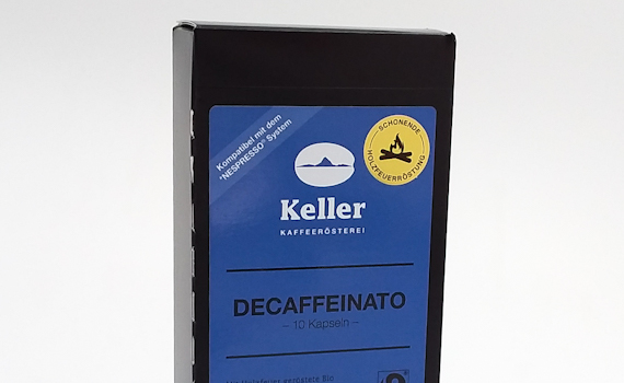 Decaffeinato Kapseln Schachtel mit zehn Stück