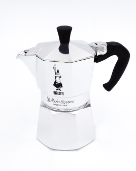 Espressokanne Bialetti Moka Express Oceana 3 Tassen Silber